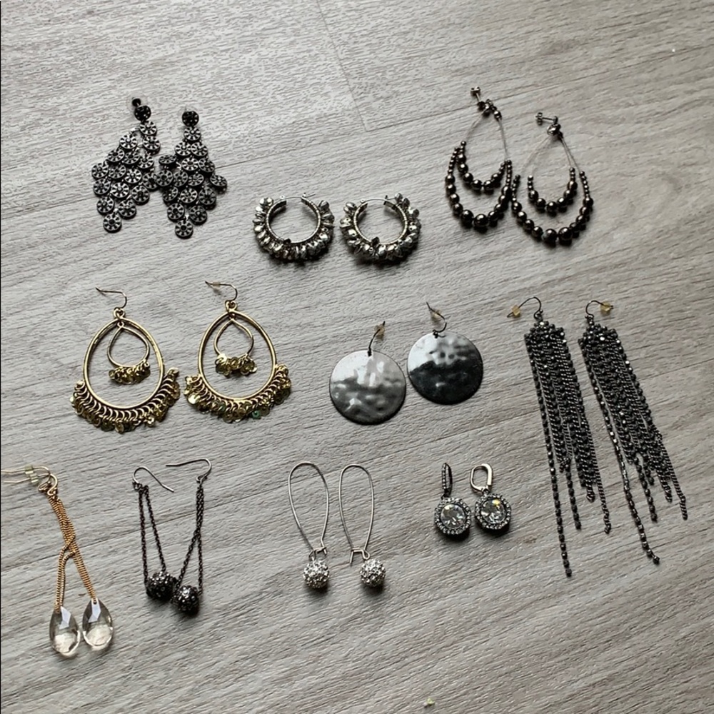 Bundle of 10 earrings from Express